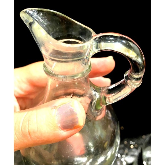 Vintage Clear Glass Syrup Bottle - Picture 12 of 12